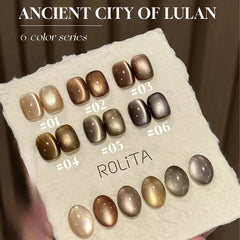 YICKYUE  -  10ML 1PCS Loulan Ancient City Brown Nails Orange Nails Autumn And Winter Hot Selling Glass bead Black Brown Cat Eye Nail Glue
