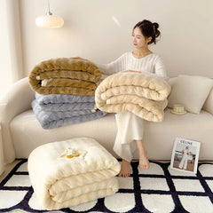 Yickyue - Throws Blankets Plaids Flannel Fleece Bedsheet Single Queen King Size
