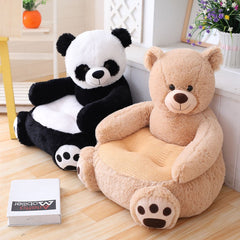 Children's plush sofa seat Teddy bear panda varietys  cartoon shapes Cute mini Home furniture Creative holiday birthday gift