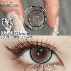 YICKYUE  1pair Color Contact Lenses for Eyes Purple Lenses Cosplay Pink Contact Lenses Yearly Red Eye Lenses Y2k Eye Lenses