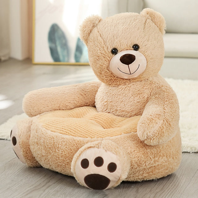 Children's plush sofa seat Teddy bear panda varietys  cartoon shapes Cute mini Home furniture Creative holiday birthday gift