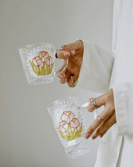 Hand Painted Flower Cup