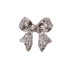 nail metal zircon luxury nail rhinestones Diamond nail art decorations Jewelry Chain Bowknot Pearl Zircon Butterfly Pendant1pc
