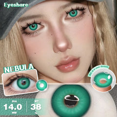 YICKYUE  -  1pair/2pcs Colored Contact Lenses for Eyes Blue Contacts Purple Lenses Cosplay Contact Lenses Yearly Fashion Eye Lenses