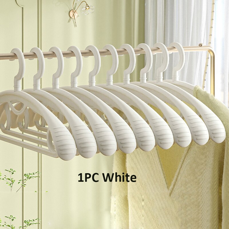Anti-Slip Clothes Hanger Rotatable Hook Household Thickened Drying Rack Wardrobe Space Saver Coat Hanger Suit Pants Storage Rack