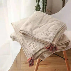 YICKYUE  -  Cartoon Throw Blankets Outdoor Cotton Blanket Super Soft Cozy Lightweight Couch Decorative For Bed Sofa All Season