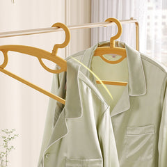 Anti-Slip Clothes Hanger Rotatable Hook Household Thickened Drying Rack Wardrobe Space Saver Coat Hanger Suit Pants Storage Rack