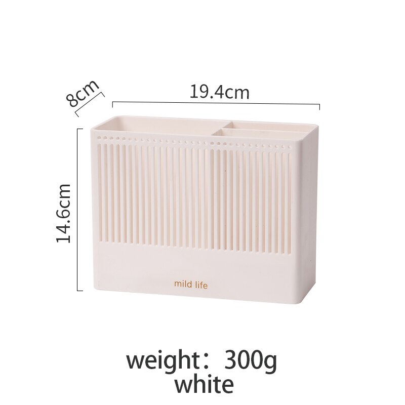 Wall Hanging Kitchen Storage Holder Spoon Fork Chopstick Tableware Organizer Drainer Rack Multifunction Flatware Cutlery Drying
