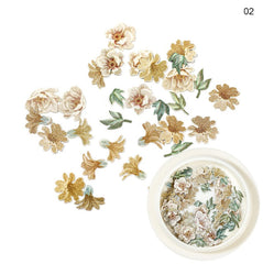 3D Emulational Butterfly Bee Cute Bear Fall Leaf Paillettes Loose Sequins Charm Flower Bow Glitter Confetti Nail Art Decorations