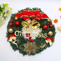 Yickyue Rattan Christmas Wreath Christmas Garland Christmas Decorations for Home Door Decor Hanging Wreath Navidad Artificial Garlands