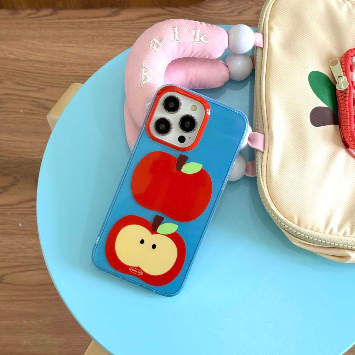 YICKYUE   -  Transparent Blue Red Fruit Phone Case For Iphone 14Pro 15ProMax 13Pro 12 14 13 15 Pro Max 15Pro Summer 3D Ball Cute Cover Shell