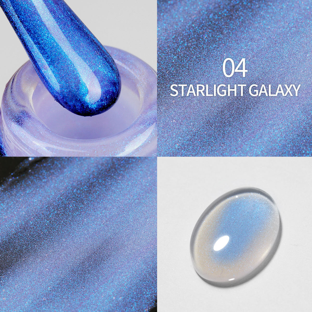 YICKYUE  -  10ml Starlight Galaxy Aurora Series Gel Nail Polish Sparkling Flash Semi-permanent Varnish Soak Off UV Gel DIY Glitter Nail Art