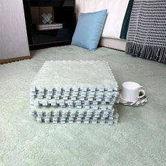 Yickyue 30*30*1cm Thickening Splice Floor Mat Living Room Bedroom Children Soft Carpet Magic Patchwork Jigsaw Climbing Mat 10Pcs