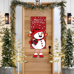 YICKYUE  -  Christmas Hanging Flag Christmas Decoration For Home Xmas Merry Cristmas Ornaments 2023 Noel Navidad Natal New Year