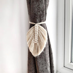 2 Pack Decorative Curtain home decoration accessories Macrame Tassel Curtain Tie backs for living room bedroom Window