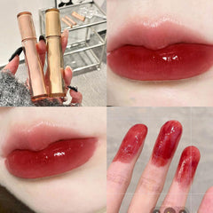 YICKYUE  -  Water Light Crystal Lens Face Lip Glaze Moistening Lock Lipstick Plain Tool False Color White Lip Makeup W2V4