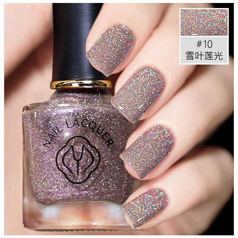 YICKYUE  -  Fashion Disco Reflective Color Shimmer Glitter Long Lasting Quick Dry Nail Lacquer Polish