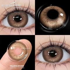 YICKYUE  -  Colored Contact Lenses for Eyes Natural Eye Lenses Gray Contact Green Lenses Blue Lenses Fashion Lenses 1 Pair
