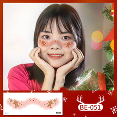 YICKYUE  -  Waterproof & Temporary Face Tattoo Cartoon Kids Christmas Skin Tattoo Sticker for Party Christmas Festive Body Tattoo Gift for H