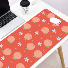 80x30cm Large Art Cartoon Fruit Mouse Pad Korean Style Simple Office Girl Desk Pad Laptop Game Pad