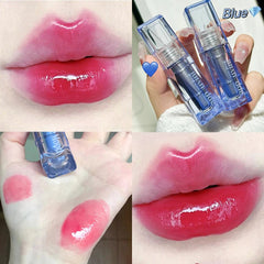Yickyue Mirror Lip Glaze Shine Glitter Lip Gloss Waterproof Lasting Transparent Jelly Liquid Lipstick Womon Beauty Makeup Lips Cosmetic