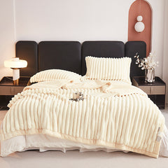 Yickyue Luxury Soft Blanket Thicken Rabbit Plush Warm Blankets for Adults Kids Sofa Bed Cover Wool Fleece Winter Throw Bedspread for Bed