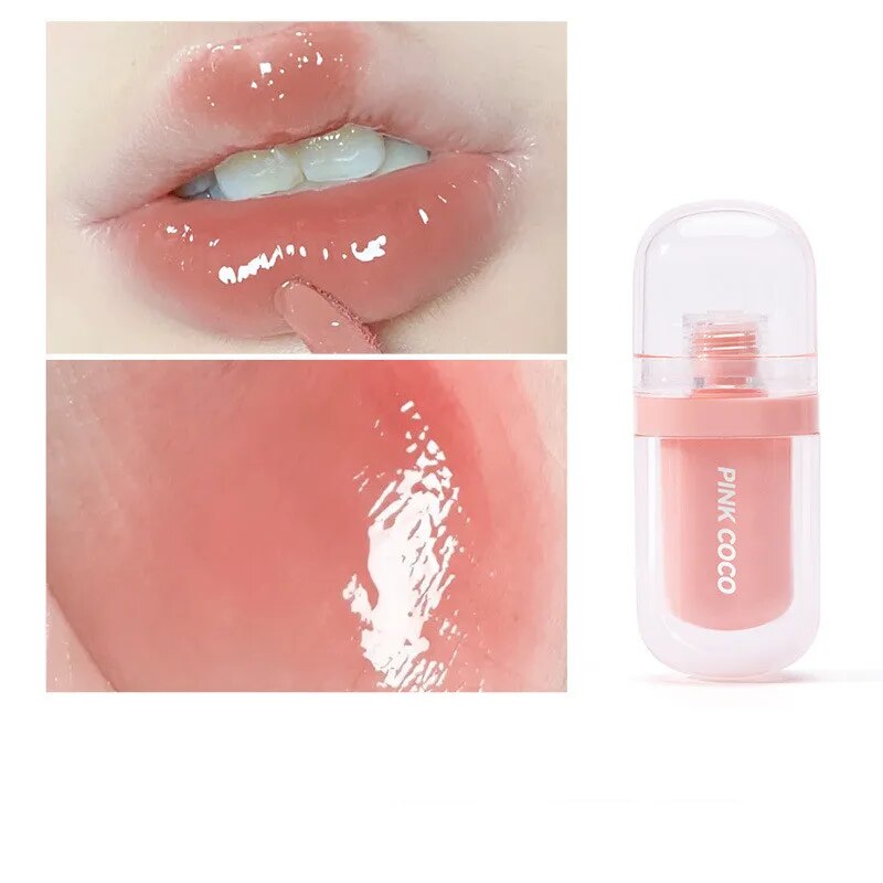 Yickyue Mirror Glass Liquid Lipstick Matte Velvet Lipgloss Waterproof Moisturizing Lasting Women Sexy Red Lip Glaze Lip Makeup Cosmetic