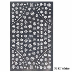 1pcs Christmas Nail Stickers Decals Snow Flakes Xmas Wraps Snowman Winter Nail Art Decorations Manicure Tools Sliders BEF281-284