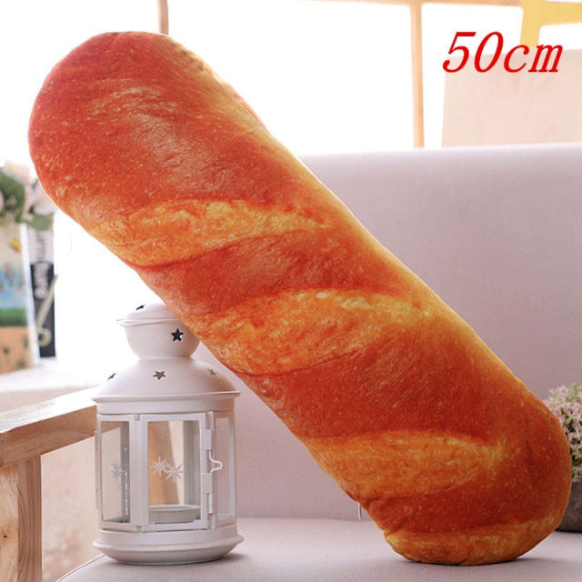 Creative Simulational Plush Bread Burger Shape Pillow Funny Food Nap Pillow And Cushion Kids Toy Birthday Gift 50cm/55cm