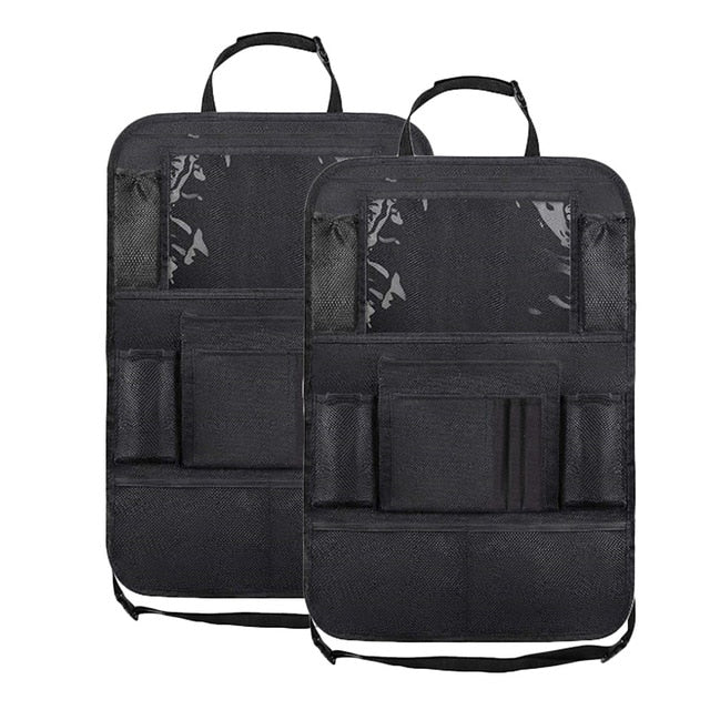 Car Universal Seat Back Organizer Multi-Pocket Storage Bag Tablet Holder Automobiles Interior Accessory Stowing Tidying