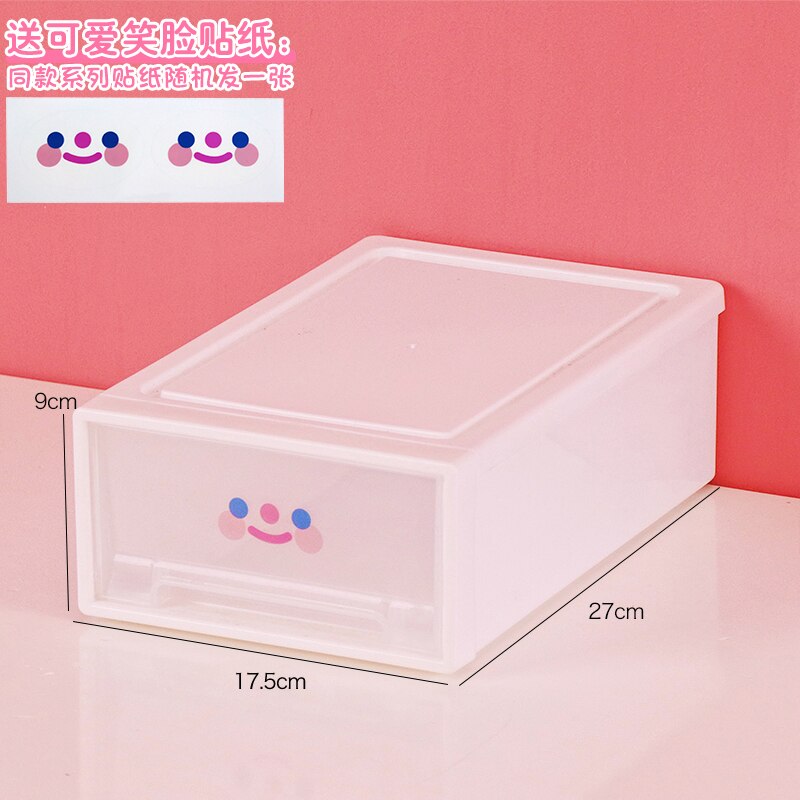 Ins Desk Organizer Storage Transparent Drawer Multilayer Organizer Holder Plastic Stackable 3 Tier Makeup Lipstick Cosmetic Rack