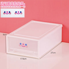 Ins Desk Organizer Storage Transparent Drawer Multilayer Organizer Holder Plastic Stackable 3 Tier Makeup Lipstick Cosmetic Rack