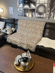 Aggcual leopard spots Decorative Blanket Animal Pattern Sofa Blanket throw Ethnic Bedspread Picnic Camping mat RV decor