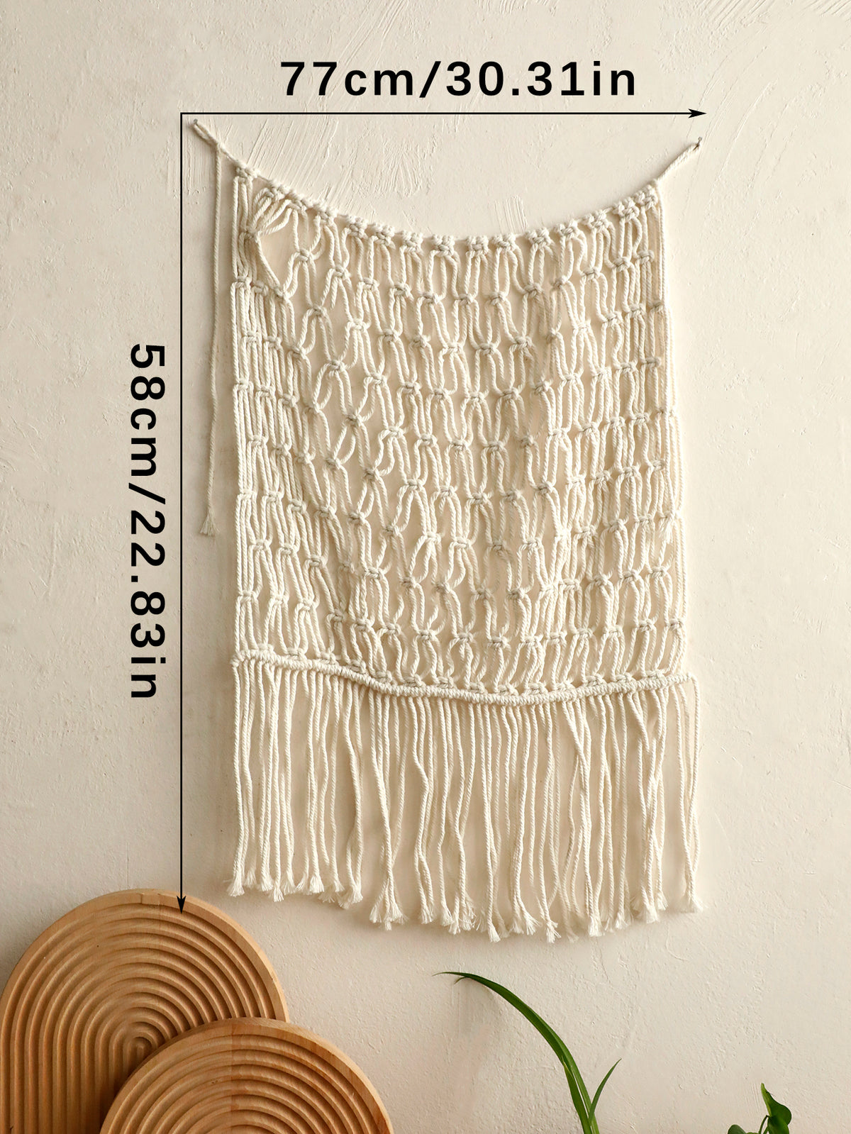 YICKYUE  -  DIY Photo Hand Woven Tapestry Bohemian Wall Hanging Decorations Suitable for Boho Bedroom Nursery Room Nursery Wall Decor Gift