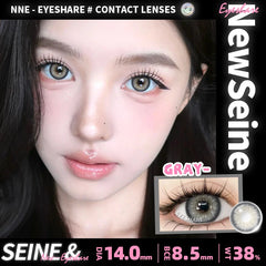 YICKYUE  -  New 1pair Natural Color Contact Lenses for Eyes Blue Lenses Gray Pupils Lens Brown Lense Yearly Cosmetic Green Contacts