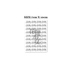 Waterproof Temporary Tattoo Stickers I Love You Tattoo Flash Tattoo Back of Hand Female Male