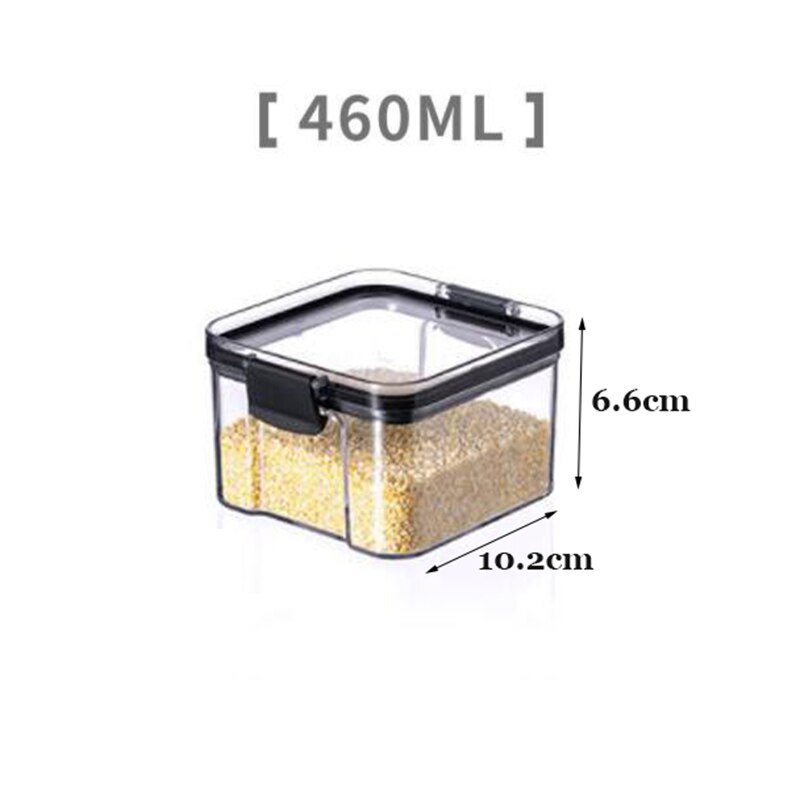 Food Storage Box Airtight Food Storage Containers Kitchen Accessories Organizer Food Sealed Box Stackable Plastic Box with Lids