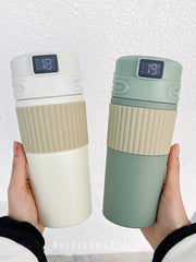* Mushrooms 9527 *Korean-style Intelligent Temperature Display Insulation Cup 304 Stainless Steel Outdoor Portable Water Cup