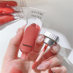 Korean Style Lip Glaze Ice Lip Tint Makeup Cosmetic Moisturizing Lip Lipstick Waterproof Lasting Gloss Charming Liquid Lipstick