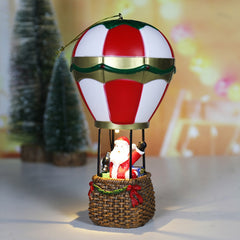 YICKYUE  -  Christmas Santa Hot Air Balloon Ornament with LED Light Merry Christmas Decoartions For Home Xmas Ornaments Navidad 2024