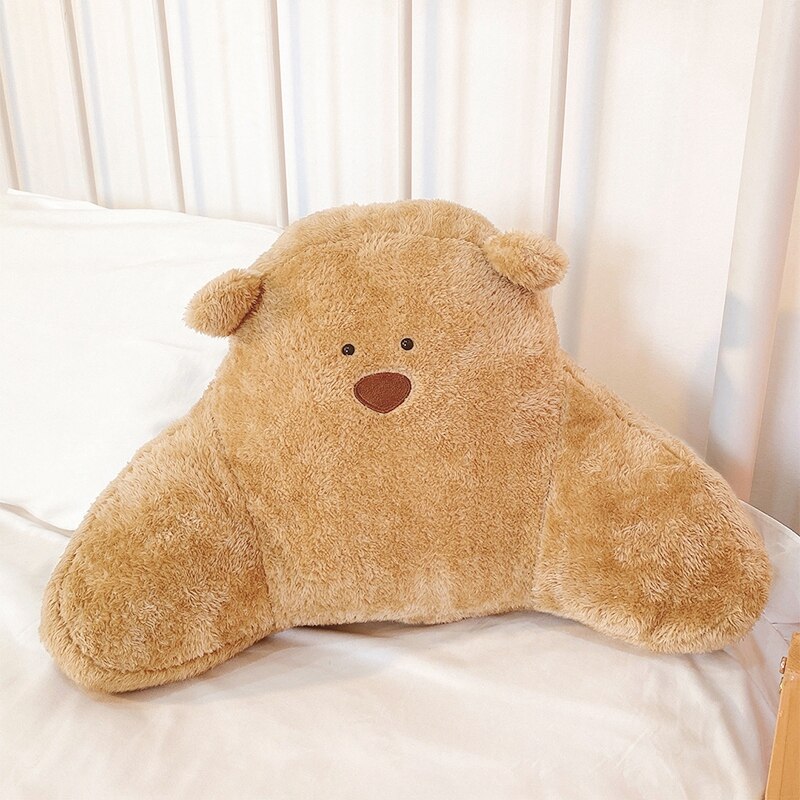 Cartoon Hugging Bear Cushion Outdoor Garden Cushions Soft Chair Backrest Seat Mat Plush Lumbar Support Pillow Cute home decor