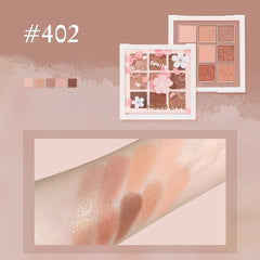 HOLD LIVE New Cherry Blossom 9-color Eyeshadow Palette Matte Pearlescent Beginners Easy Makeup Natural Long-lasting Eye Makeup