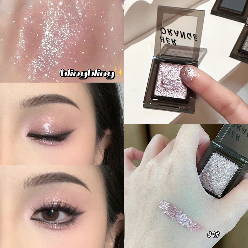 YICKYUE  -  Chameleon Green Eye Shadow Metallic Smoky Monochrome Eyeshadow Palette Matte Pearl Glitter Earth Grey Multicolor Eye Makeup