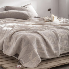 Air Conditioning Blanket Bedspread Cotton Gauze Soft Muslin Throw Triangle Blanket Summer Single Double Sofa Bed
