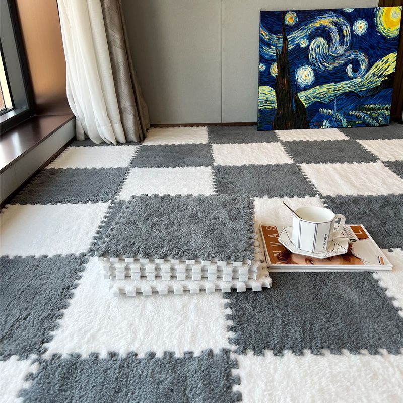 Yickyue 30*30*1cm Thickening Splice Floor Mat Living Room Bedroom Children Soft Carpet Magic Patchwork Jigsaw Climbing Mat 10Pcs