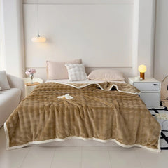 Yickyue - Throws Blankets Plaids Flannel Fleece Bedsheet Single Queen King Size