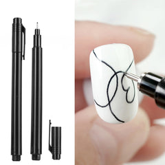 Nail Art Graffiti Pen Waterproof Painting Drawing Liner Brush DIY Flower Abstract Lines Details Nail Art Tools Nail Supplies New