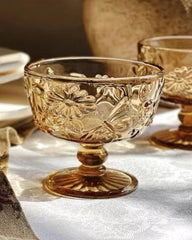 Amber Rocks Glass Cup