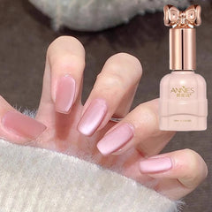 YICKYUE -  10ml Sparkling Water Light Cat Eye Gel Semi Permanent Soak Off Holographic Crystal Magnetic Gel Polish for Nail Art DIY Manicure
