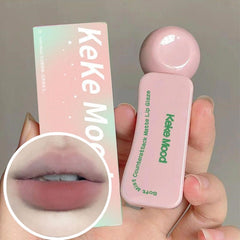 Yickyue Velvet Matte Lipstick Liquid Lip Gloss Chestnut Waterproof Long Lasting Lip Stick Women Red Lip Tint Student Beauty Cosmetic